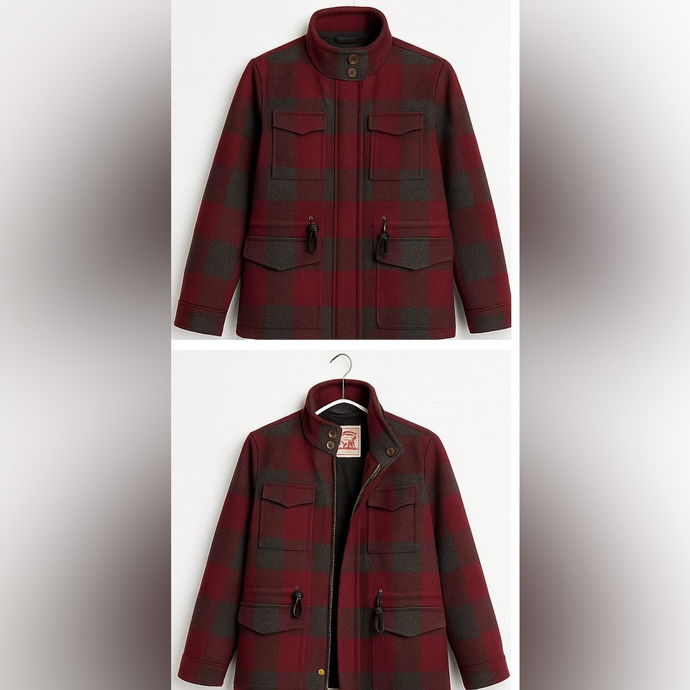 Vintage Levi’s Wool Plaid Jacket – Size M